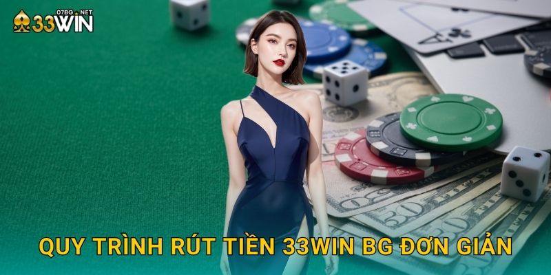 Quy trình rút tiền 33win bg đơn giản